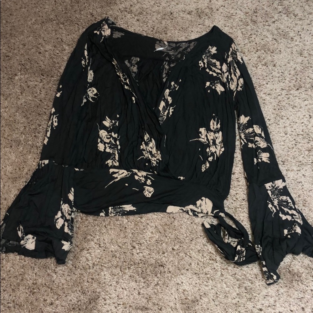 Free People Floral Top